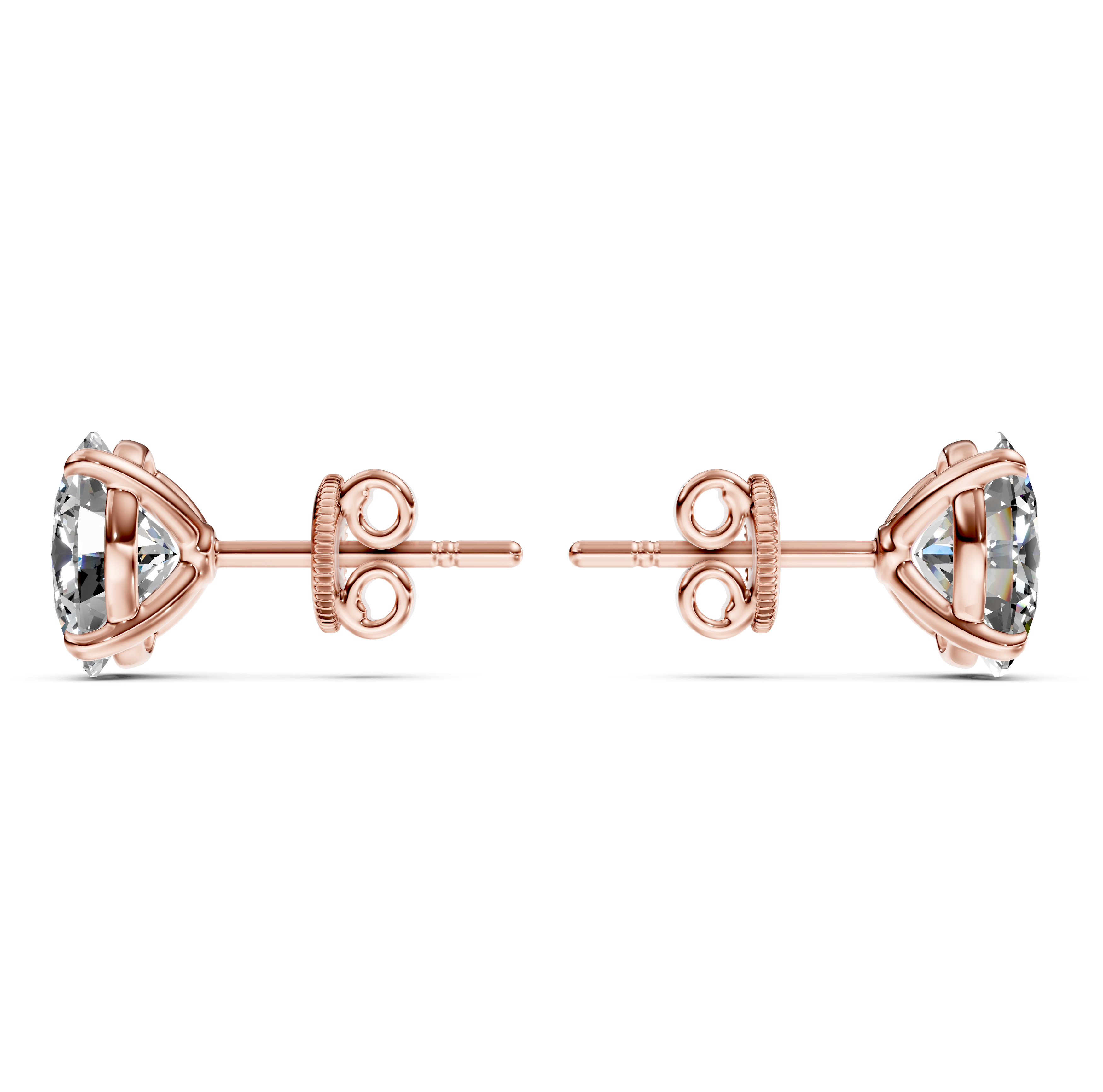 Oval Cut Diamond Stud Earrings