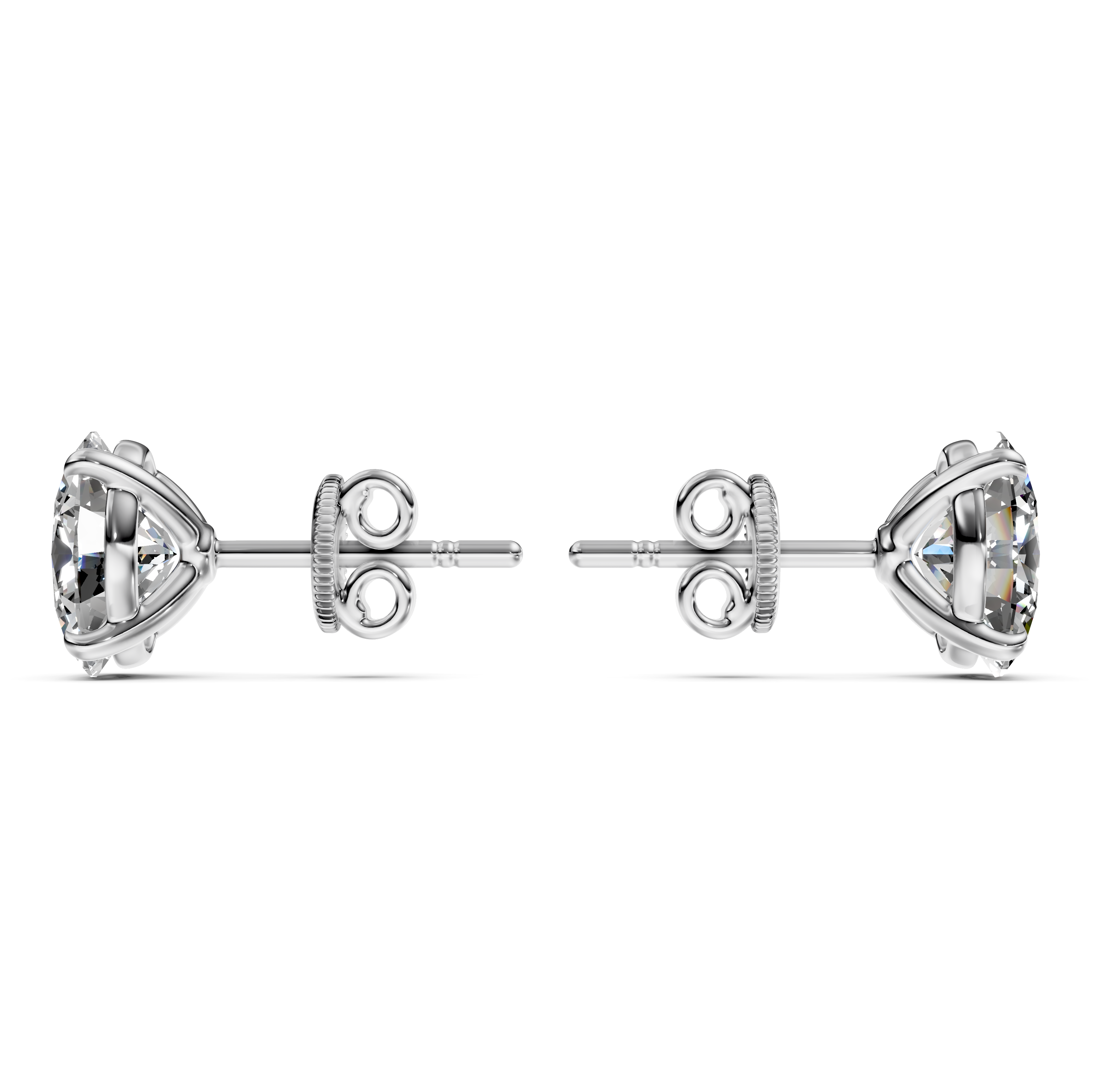 Oval Cut Diamond Stud Earrings