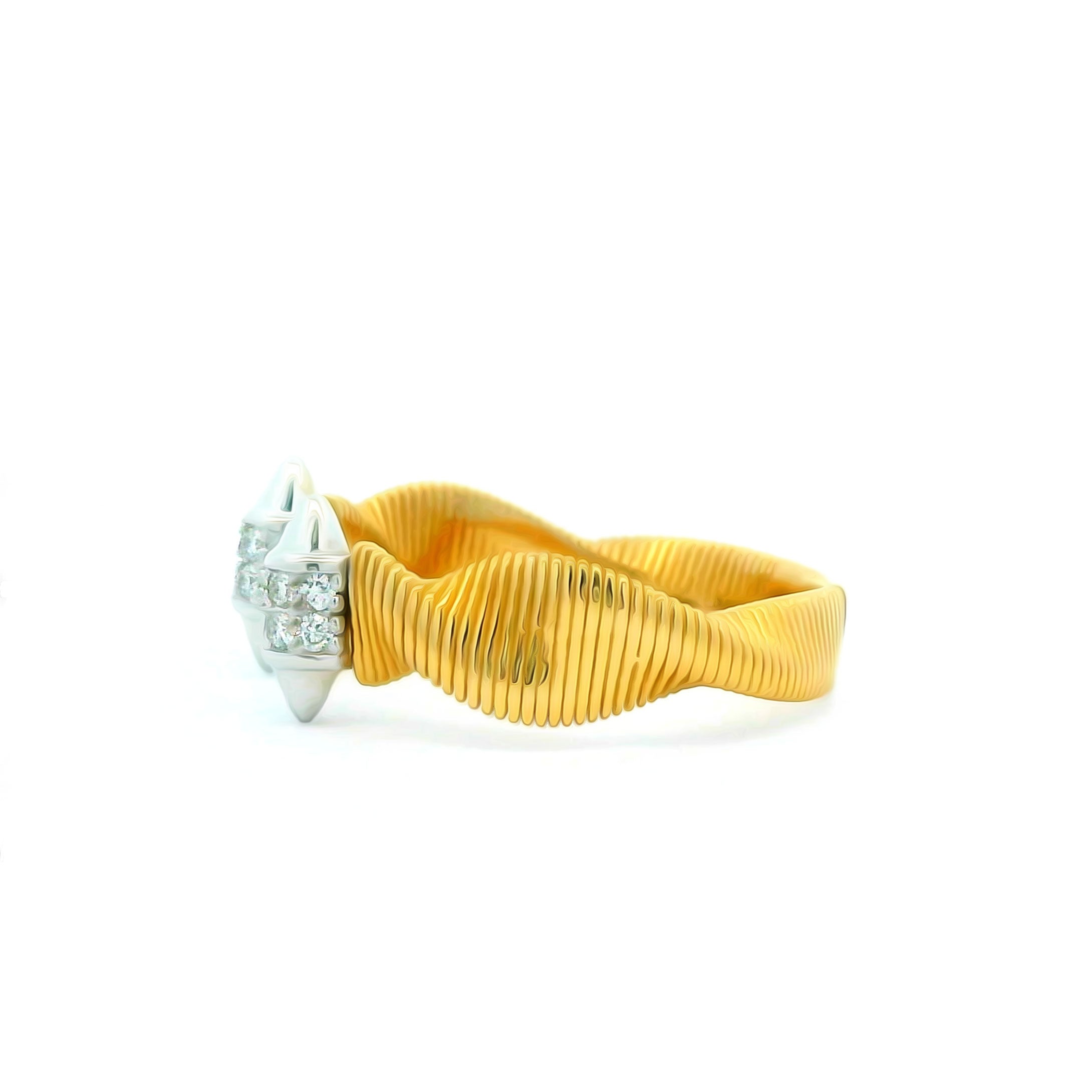 0.16 CTW Diamond Ring 14K Two-Tone Gold