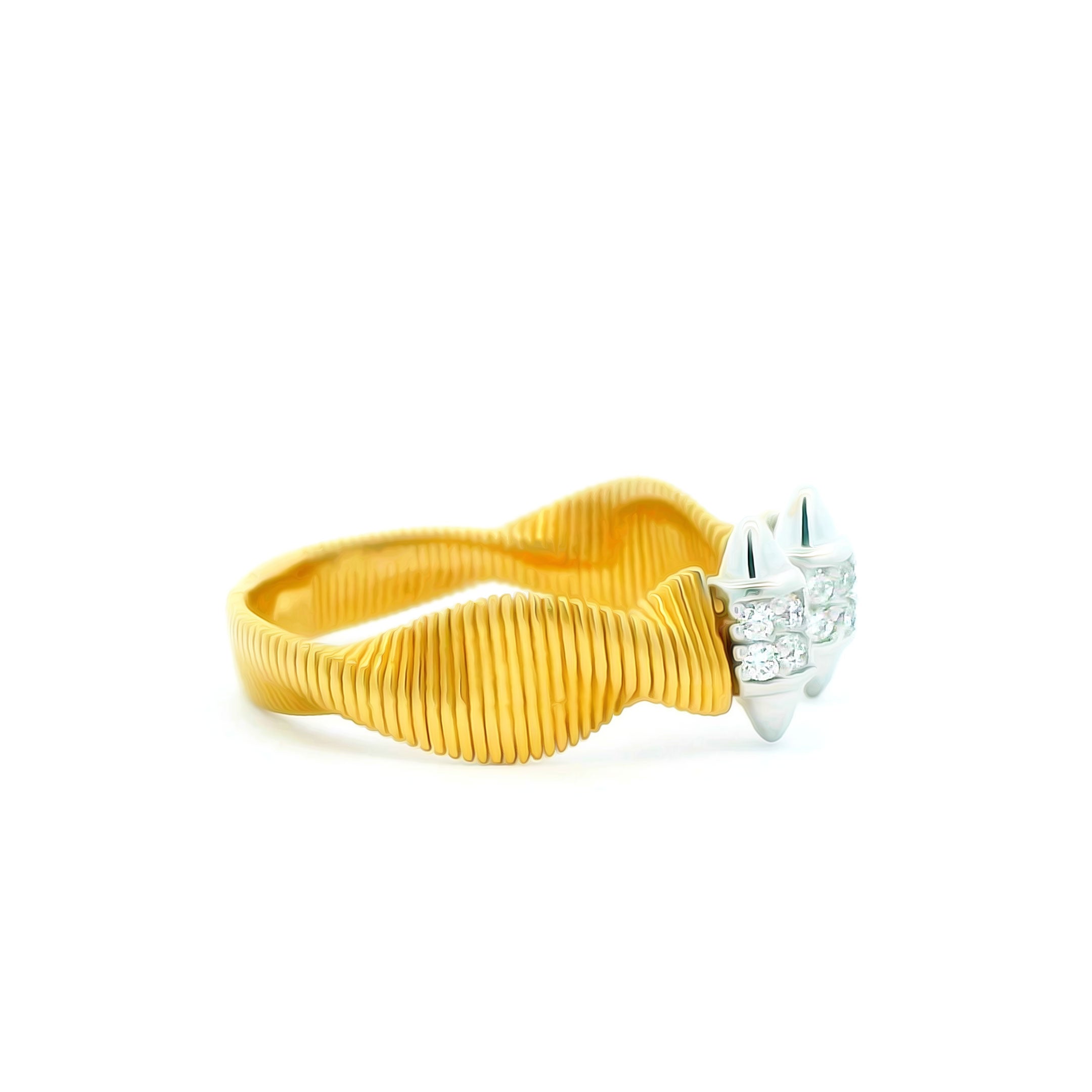 0.16 CTW Diamond Ring 14K Two-Tone Gold