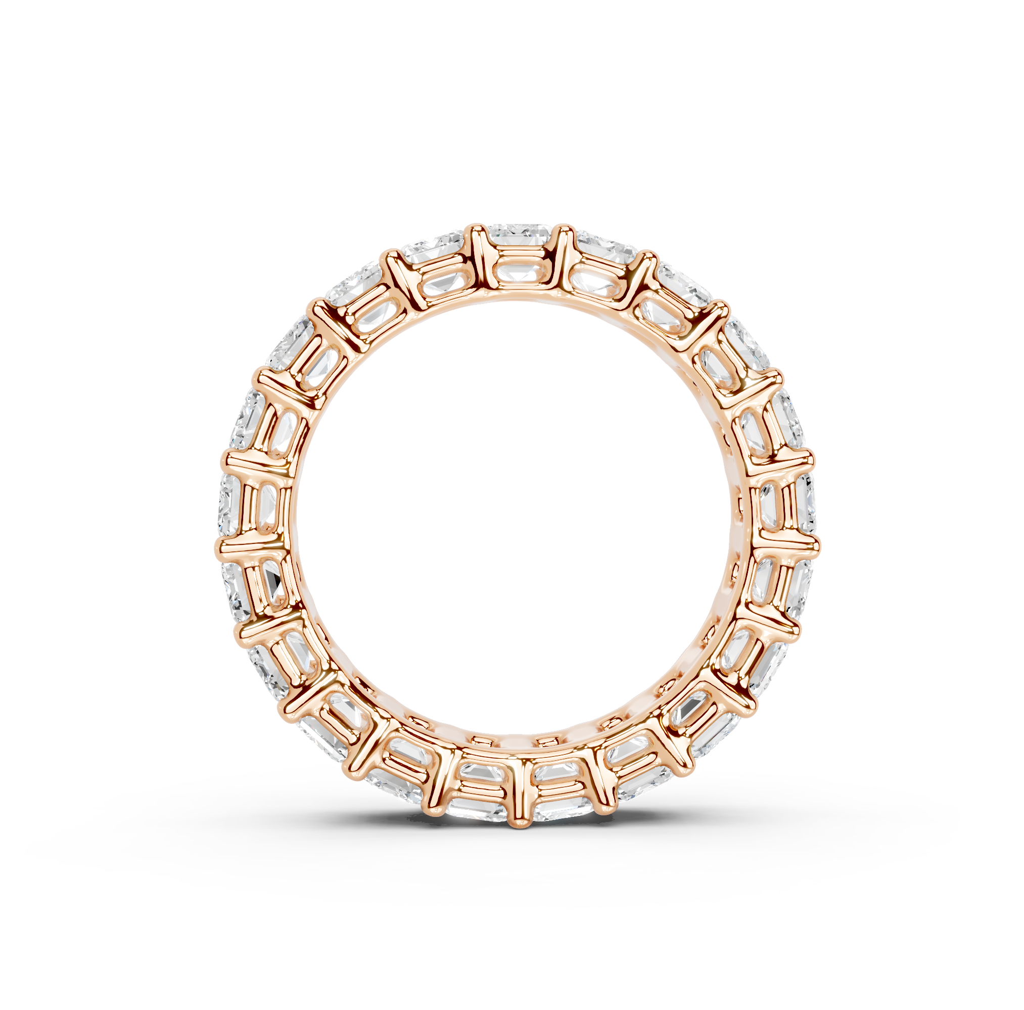 Emerald Cut Eternity Band