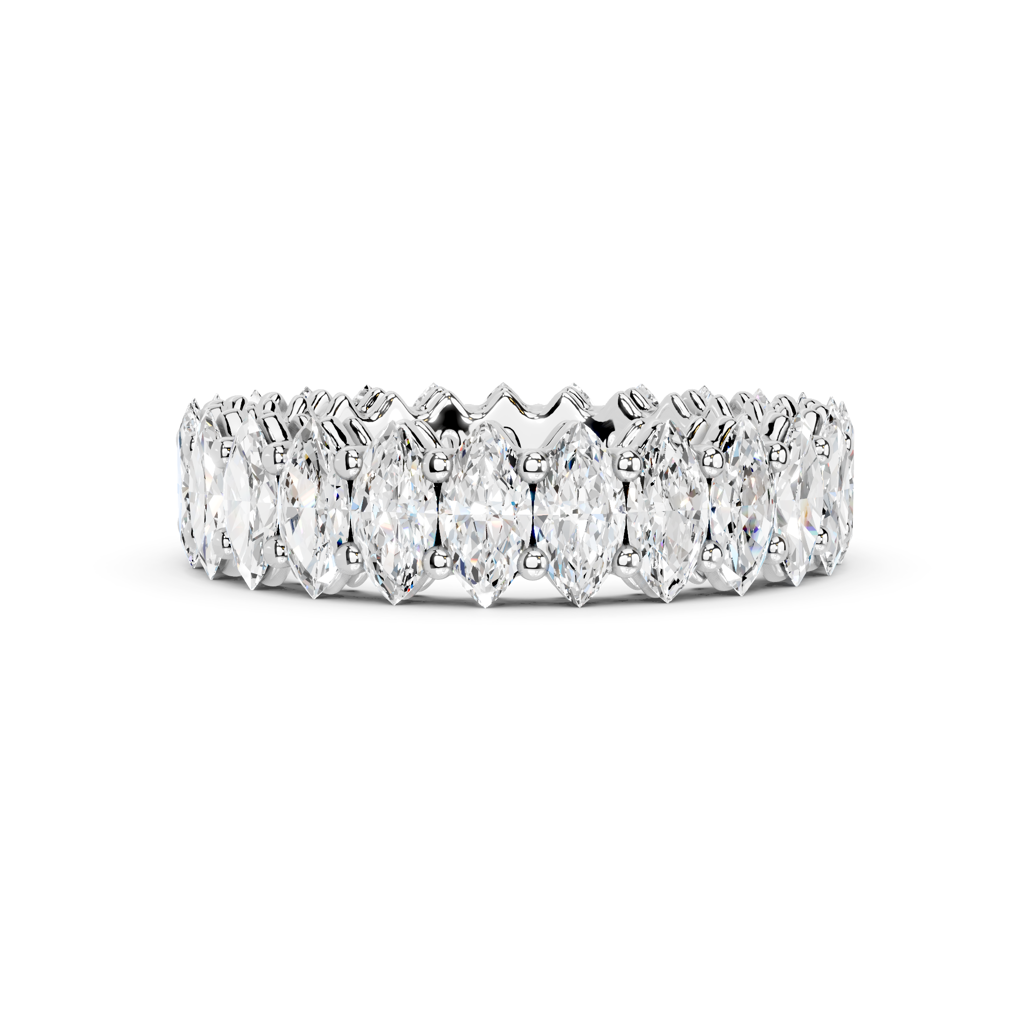 Marquise Cut Eternity Band