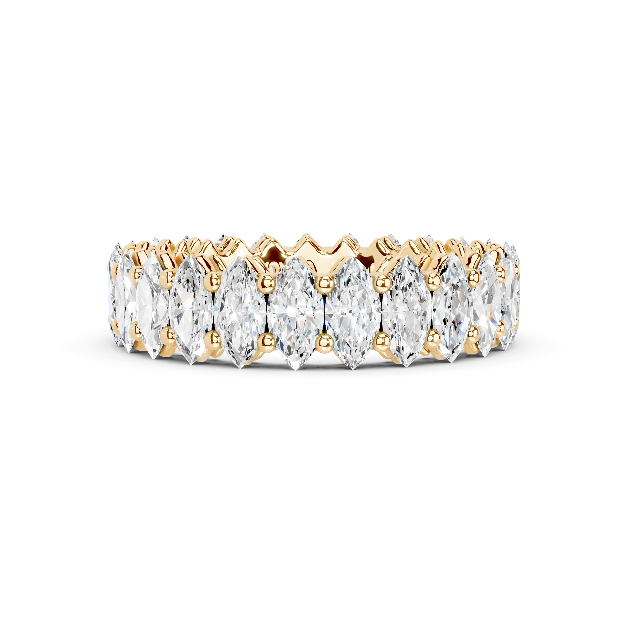 Marquise Cut Eternity Band