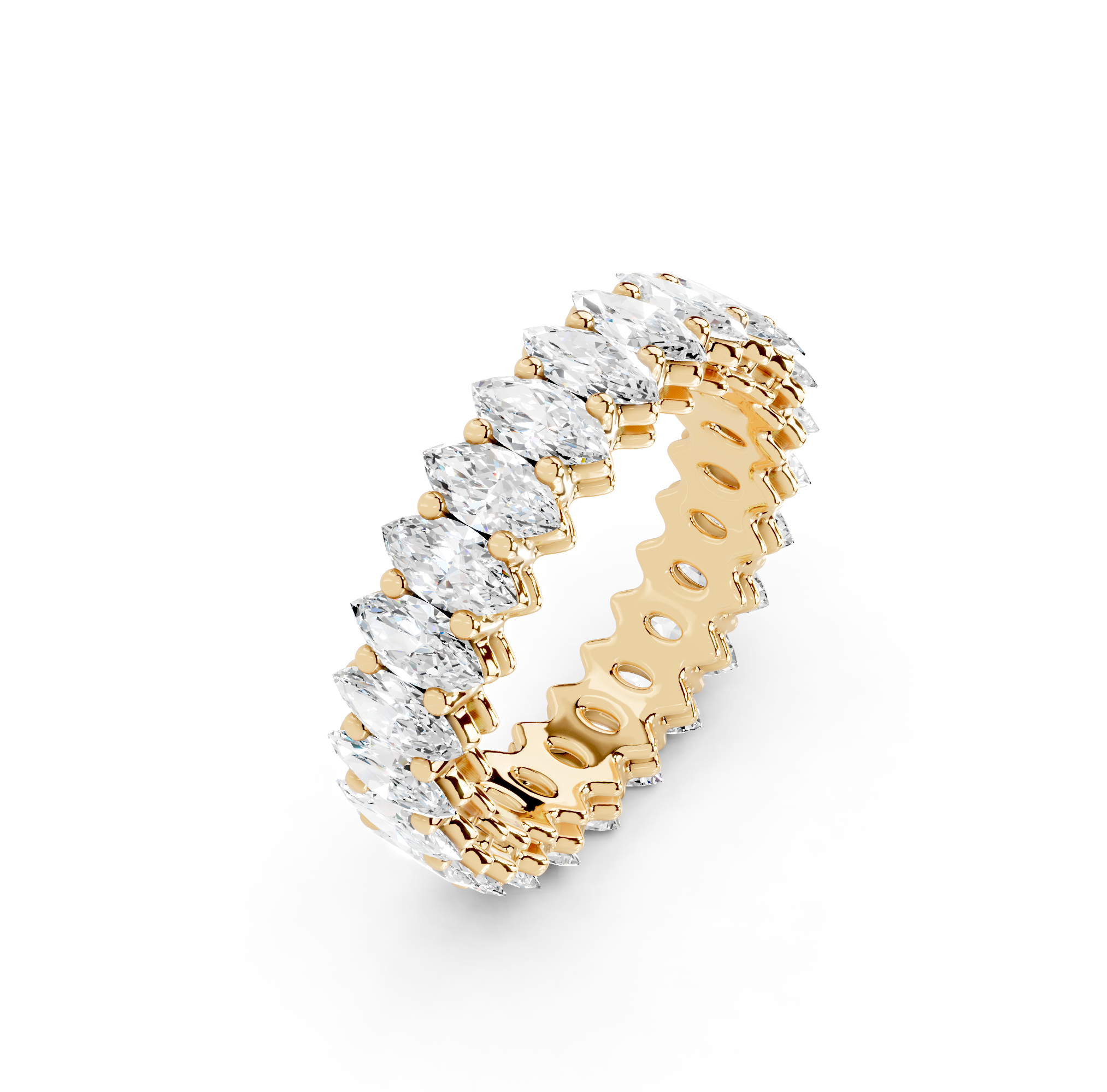 Marquise Cut Eternity Band
