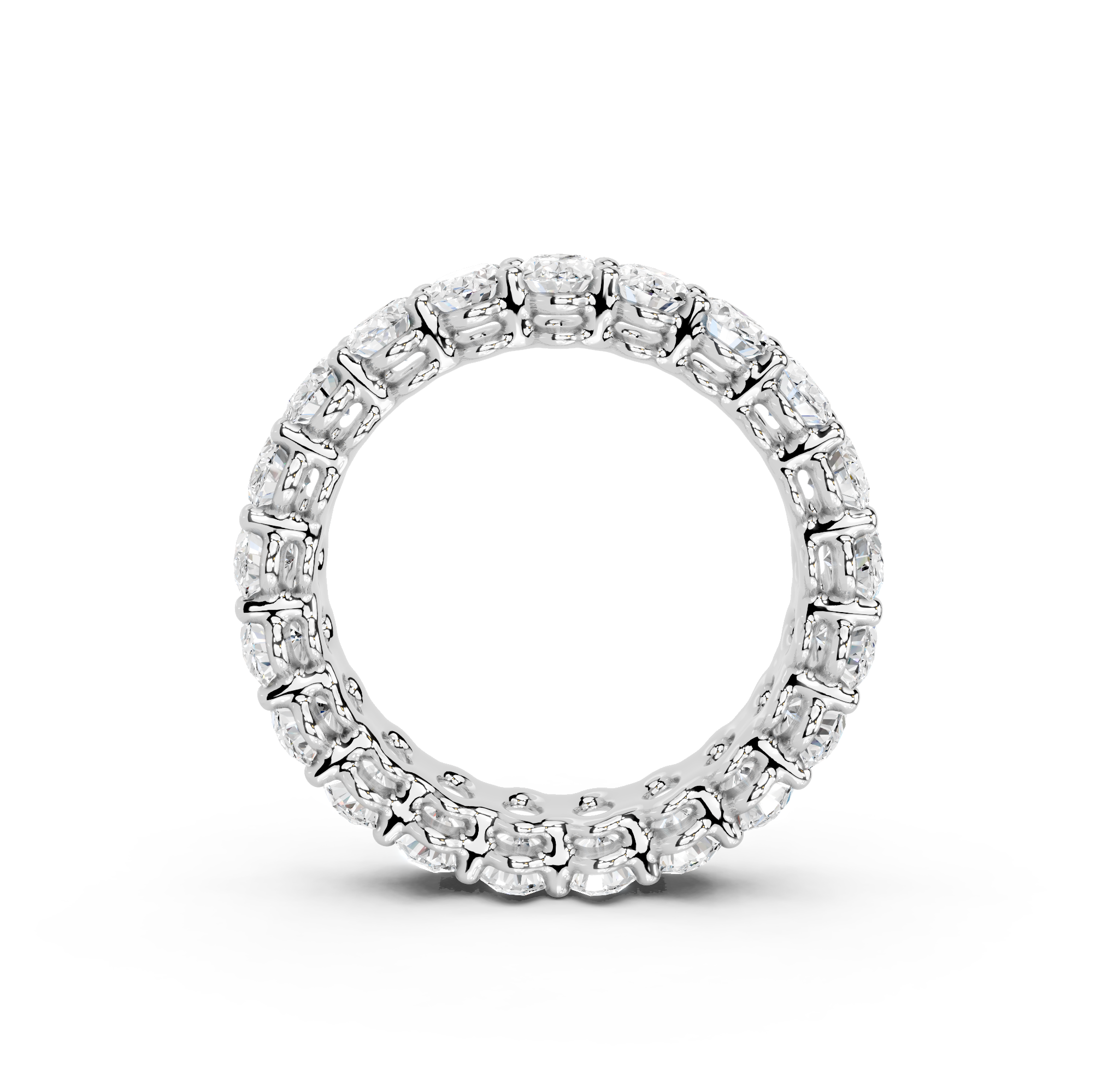 Oval Cut Eternity Band