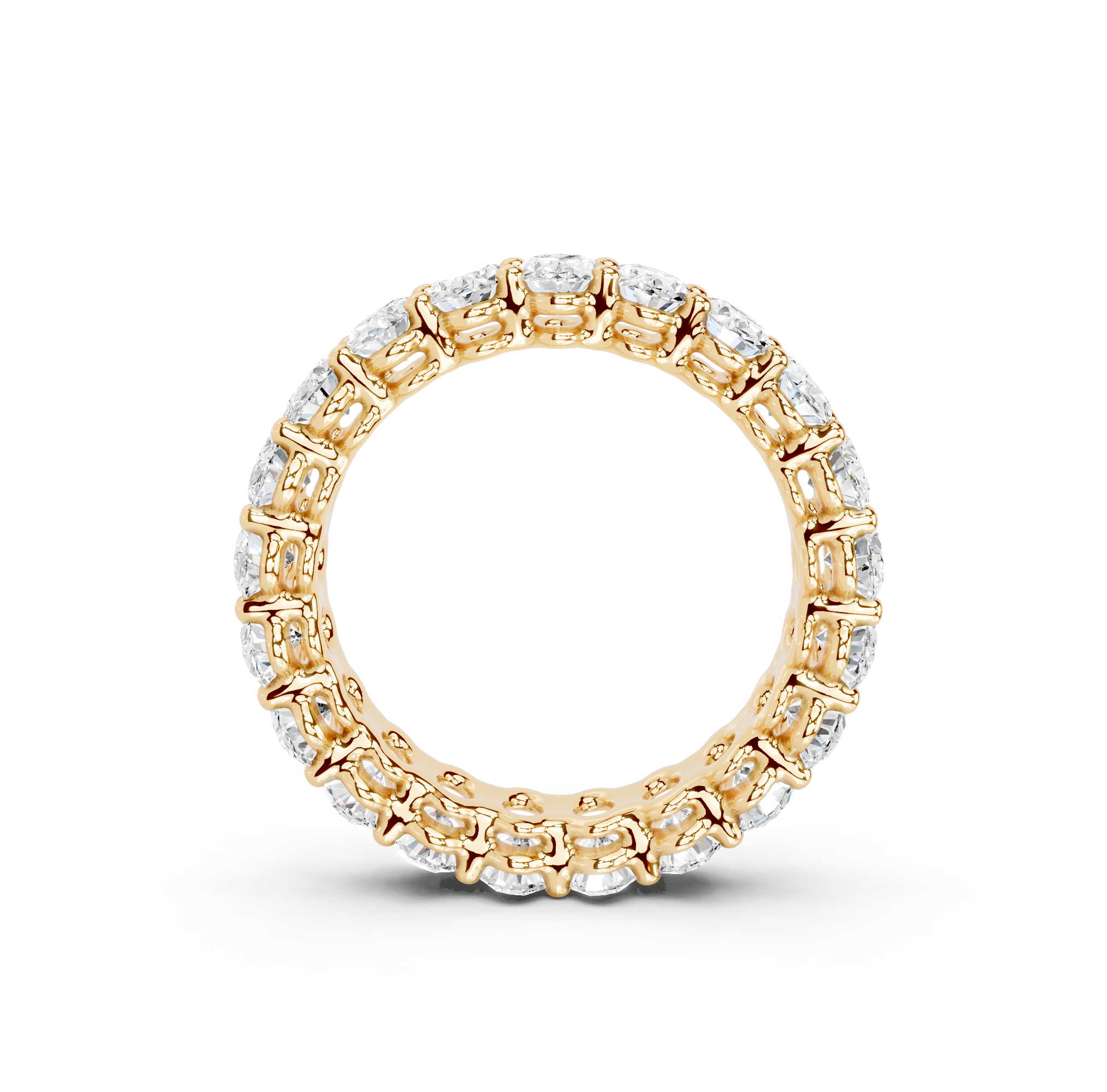 Oval Cut Eternity Band