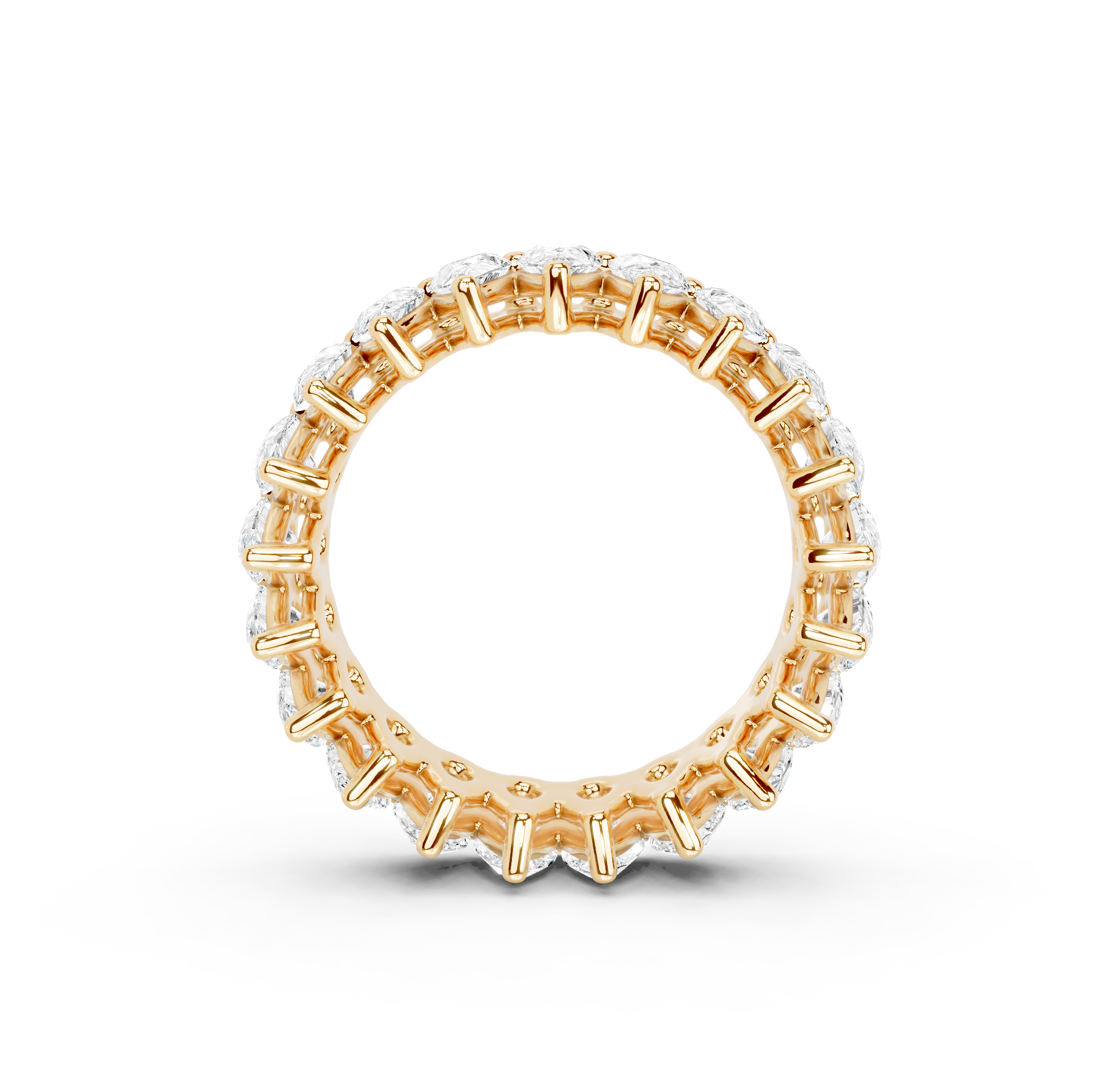 Pear Cut Eternity Band