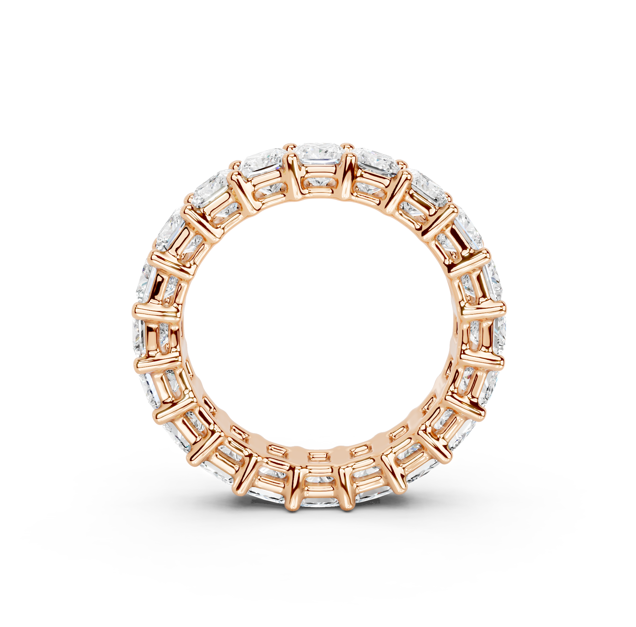 Princess Cut Eternity Band