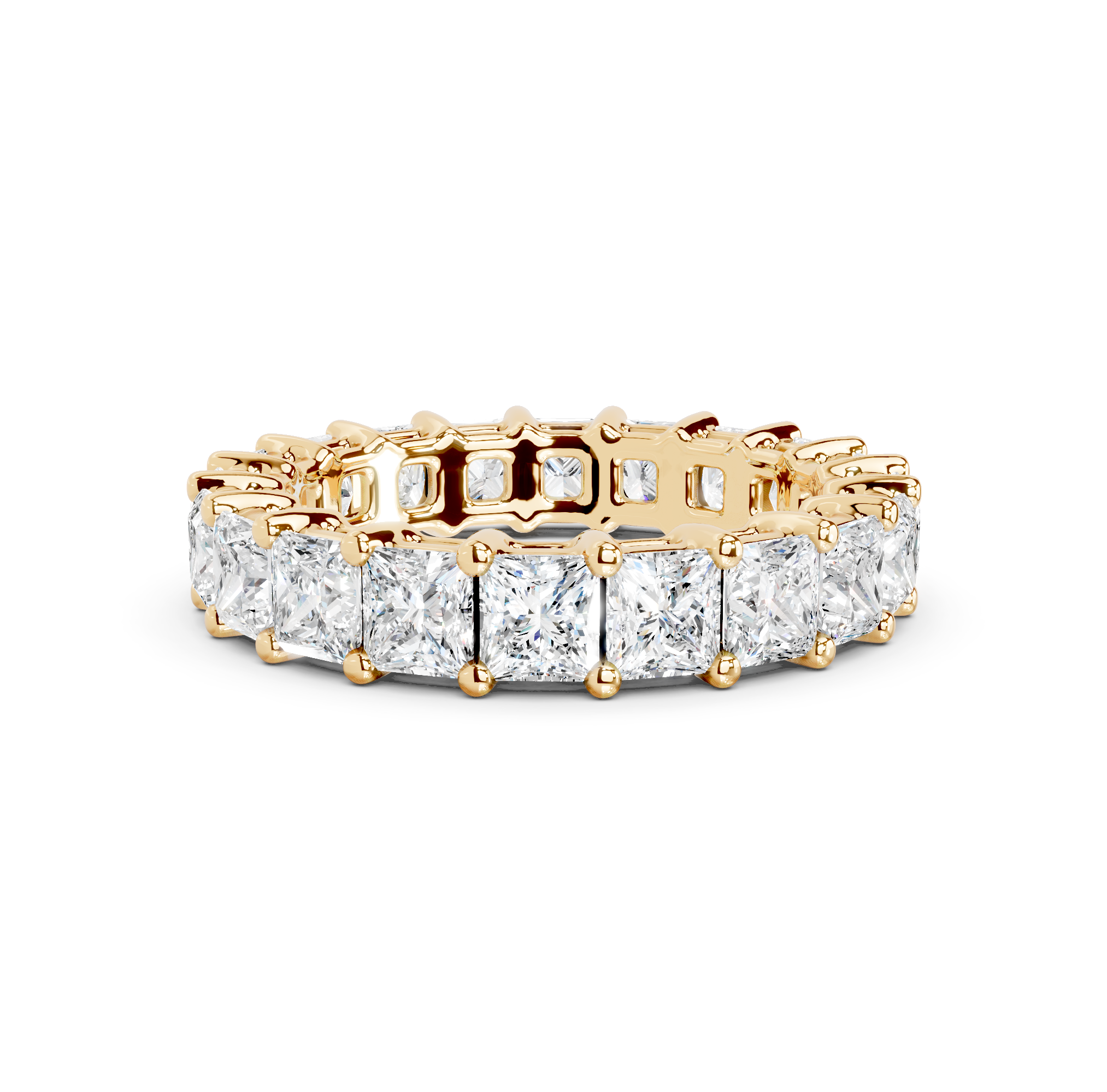 Princess Cut Eternity Band