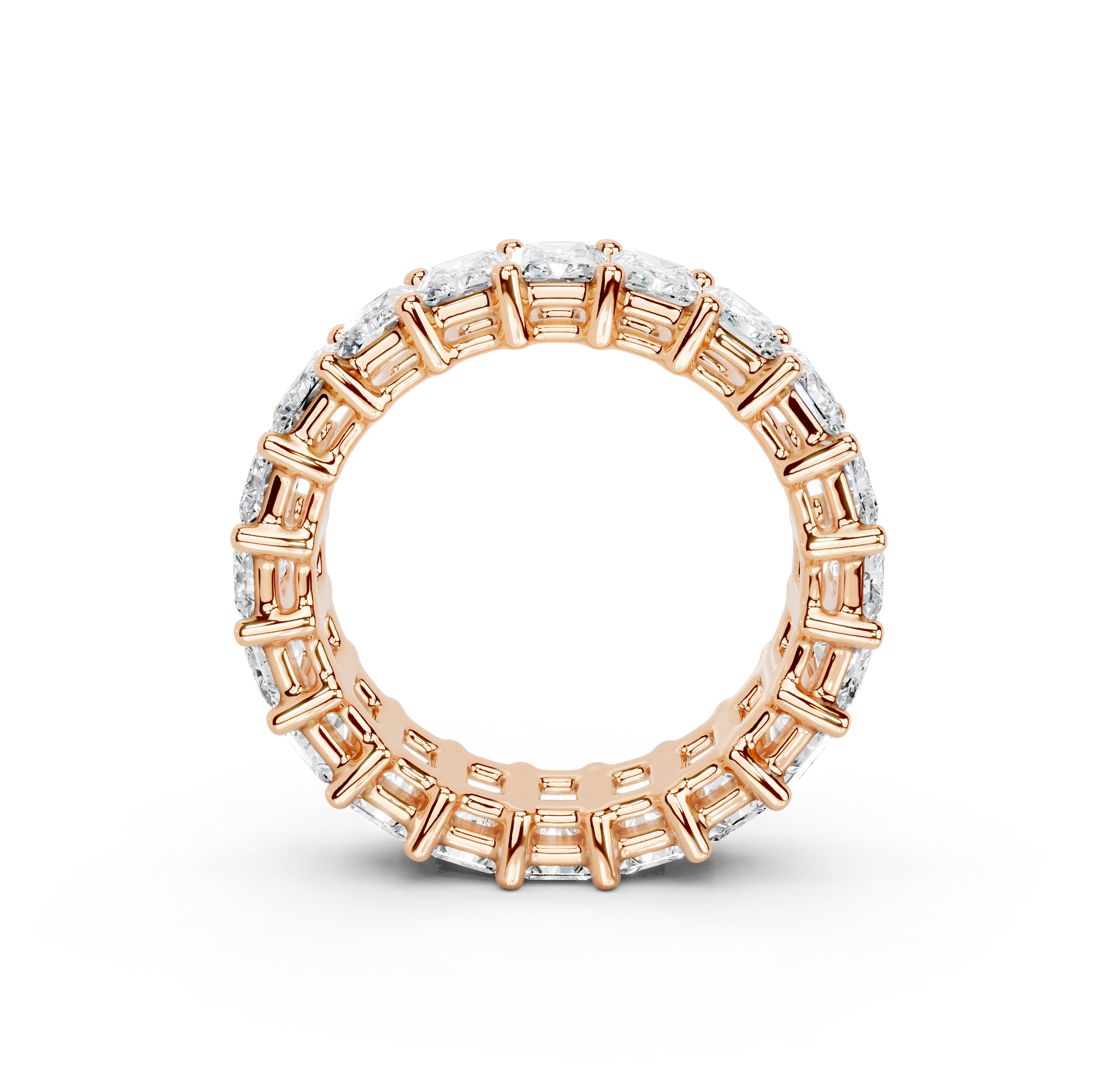 Radiant Cut Eternity Band
