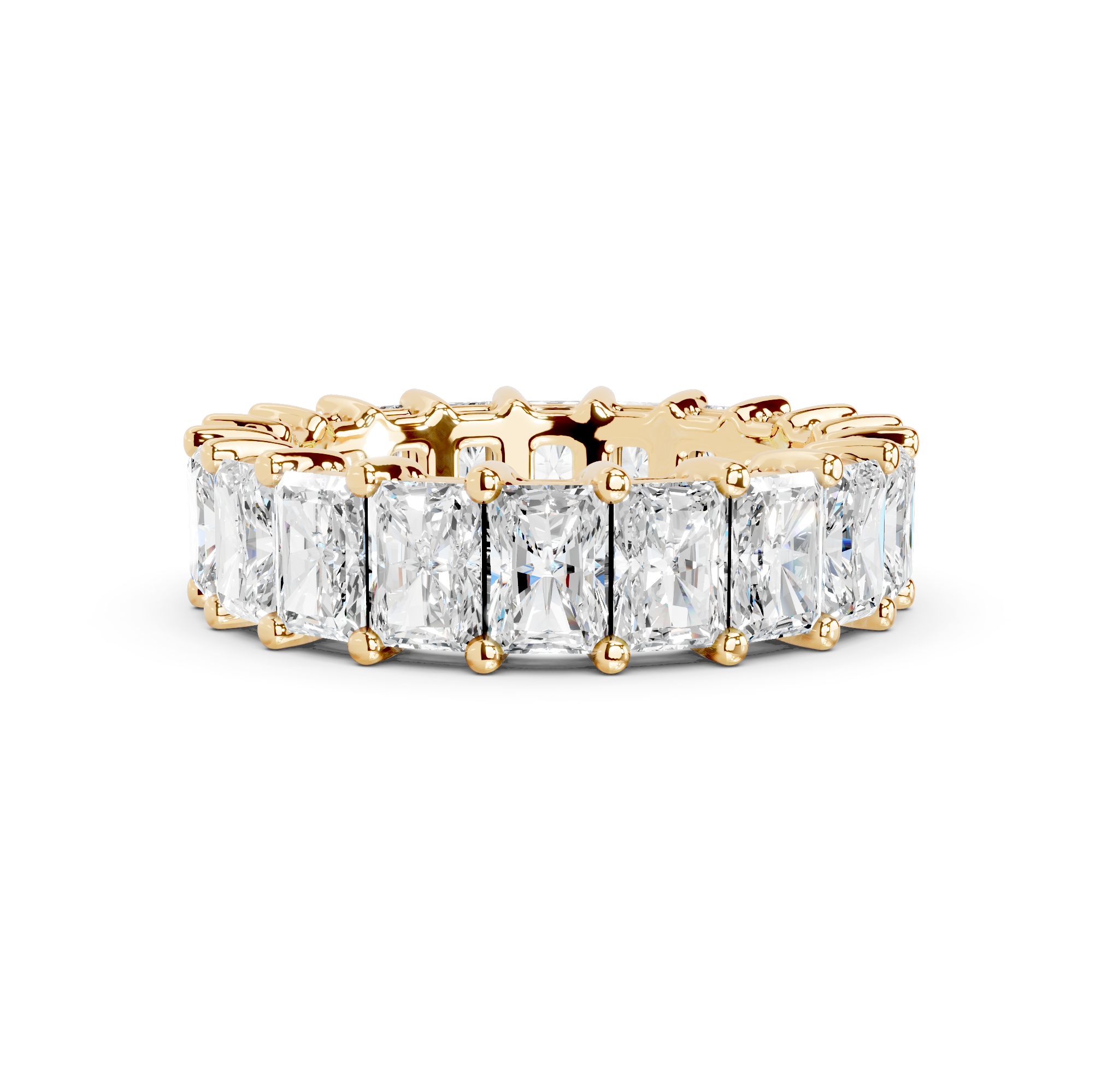 Radiant Cut Eternity Band