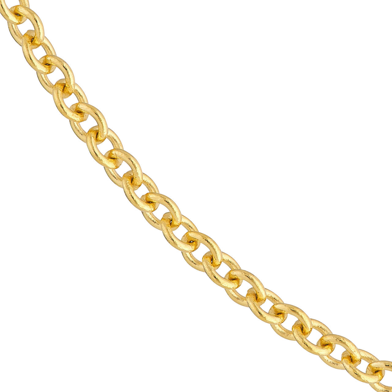 3.30mm Open Cable Chain 14K Yellow Gold